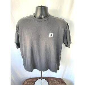 Carhartt WIP Charcoal Gray Logo T-Shirt Men’s M